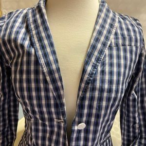 Banana republic women’s XS black blue white blazer